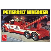 AMT Peterbilt 359 Wrecker Model Kit - 1/25 Scale Buildable Tow Truck for Kids and Adults