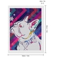 thumbnail image 2 of Diamond Art Kits for Adults, Colorful BulldogDiamond Painting Kits for Beginners, Frameless Round 5D Full Drill Diamonds Art Gem Art Crafts Home Decor Gifts, 2 of 8