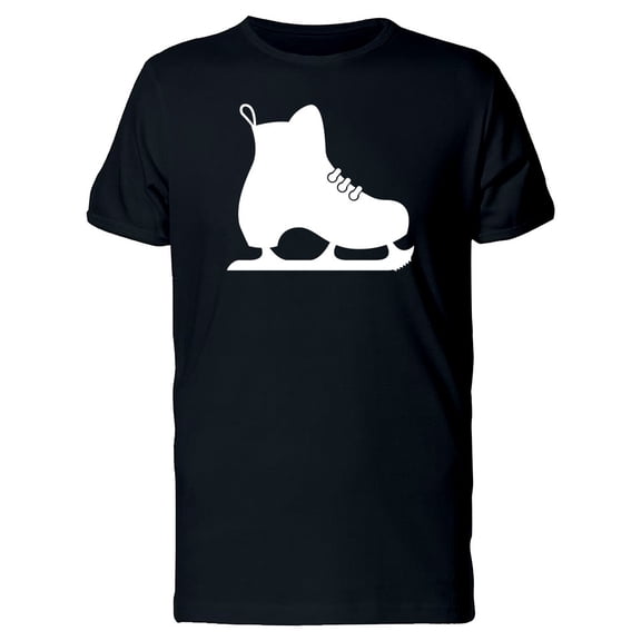 Classic Ice Skates Silhouette Tee Men's -Image by Shutterstock