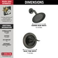thumbnail image 3 of Delta Windemere Monitor 14 Series Shower Trim - BT14296-OB - Oil Rubbed Bronze, 3 of 5