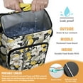 thumbnail image 2 of Travel Cooler Bag - Pioneer Flower Floral Print Pattern Camping Beer Cooler Backpack with Bottle Opener- Waterproof Insulated Picnic Backpacks - Cooler Bag for Beach, 2 of 6