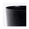 thumbnail image 3 of Bath Bliss 22282-BLACK Hammered Textured Trash Can, Black, 3 of 4