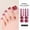Holographic Rainbow Glitter, variant on Buy 2 Get 1 Free! Holographic Rainbow Glitter Toenail Stickers, Iridescent Shimmer Full Cover Self Adhesive Pedicure Nail Wraps with Nail File for Summer Beach Foot Manicure