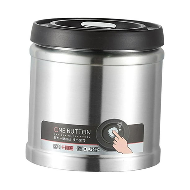 Recipiente hermético para café, fácil de limpiar, para tés, almacenamiento de granos de café 1600ml