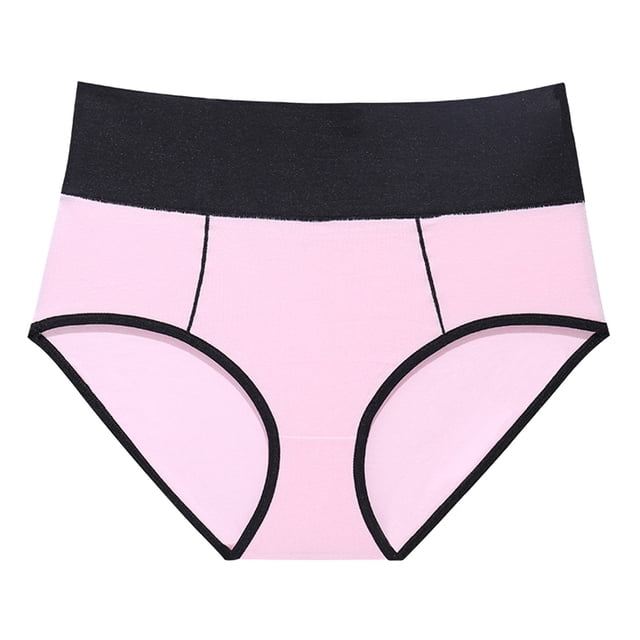 Gibobby Bragas Bikini Elásticas Ropa interior algodón talle para mujer, bragas transpirables suaves, calzoncillos elásticos regulares (Rojo, M)