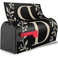 thumbnail image 4 of Classic Monogram Letter D Mailbox Cover Magnetic Standard Size Waterproof Letter Post Box Cover Wrap Oversize Decoration Welcome Home Garden Outdoor 25.5" Lx 21" W, 4 of 6