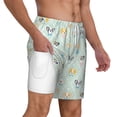 thumbnail image 3 of Balery Different Breeds of Dogs Mens Swim Trunks Swim Shorts for Men Quick Dry Inseam Beach Shorts with Compression Liner Pocket-3X-Large, 3 of 9