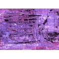 thumbnail image 1 of Ahgly Company Indoor Rectangle Oriental Purple Industrial Area Rugs, 2' x 3', 1 of 4
