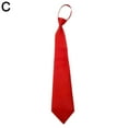 thumbnail image 1 of Zipper Tie For Mens Black Navy Red Wine Red, 1 of 8