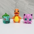 thumbnail image 2 of Sólido Pokemon 6 Gacha Machine Toys Pikachu Car Doll Pokemon Figuras Adornos de animación, 2 of 5