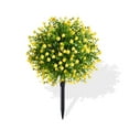 thumbnail image 2 of 2 PACK Artificial Gypsophila Topiary Ball Trees with Ground Spike,21 Inches UV Resistant Artificial Shrubs, Fake Evergreen Artificial Plant Brush for Indoor Outdoor Front Porch Garden, 2 of 8