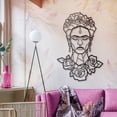 thumbnail image 2 of SUSSEXHOME Frida Metal Wall Art - Minimalist Decor for Home, Living Room, Office, or Studio, Metal Wall Decor (Model 1), 2 of 5