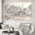 thumbnail image 1 of Designart - Grange de Ferme Grise V - Art Moderne sur Toile, 1 of 1