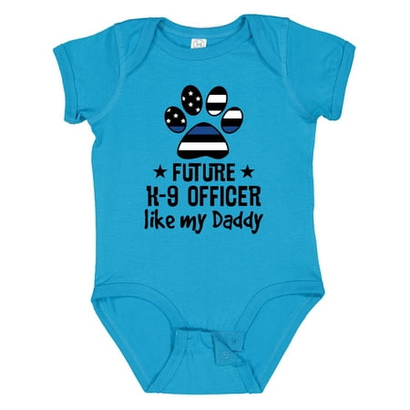 

Inktastic Future K 9 Police Officer Like Daddy Gift Baby Boy or Baby Girl Bodysuit