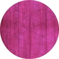 thumbnail image 1 of Ahgly Company Indoor Round Oriental Purple Industrial Area Rugs, 7' Round, 1 of 4