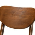thumbnail image 5 of Baxton Studio Katya Bar Stool, Walnut Brown, Set of 2, 5 of 8