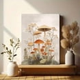 thumbnail image 6 of UXIEQU Mushroom Wildflower Botanical Canvas Wall Art 15.75x11.81 Inches, 6 of 8