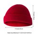thumbnail image 3 of Qarigey Gorro de lana de tendencia, buena elasticidad, gorras clásicas de pescador sin borde, tocados crimpables a prueba de viento para montañismo, Sombreros Rojo brillante Qarigey AP009365-01B, 3 of 6