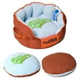 thumbnail image 4 of Pet Life Touchdog Original Castle-Bark Ultimate Rounded Premium Dog Bed, 4 of 5