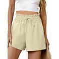 thumbnail image 2 of Fantaslook Summer Shorts for Women Wide Leg High Waisted Shorts Drawstring Casual Beach Shorts with Pockets, 2 of 8