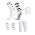 thumbnail image 4 of Calcetines de fútbol antideslizantes, fáciles de usar, prácticos y multifuncionales. Blanco, 4 of 9