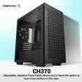 thumbnail image 2 of DEEPCOOL - DeepCool CH370 Mini Tower Black, 2 of 5