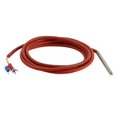 thumbnail image 5 of Newpt100 RTD Temperature Sensor 6Mmx80mm Class B 2M Silicone Gel Coated Wire Platinum Resistance Pt 100 Stainless Steel, 5 of 5