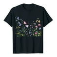 thumbnail image 4 of Jamicy Womens T Shirts Summer Wear Women's Floral Graphic Tees Short Sleeve Casual T-Shirts Boho Style Cute Summer Loose Fit Tops, 4 of 4