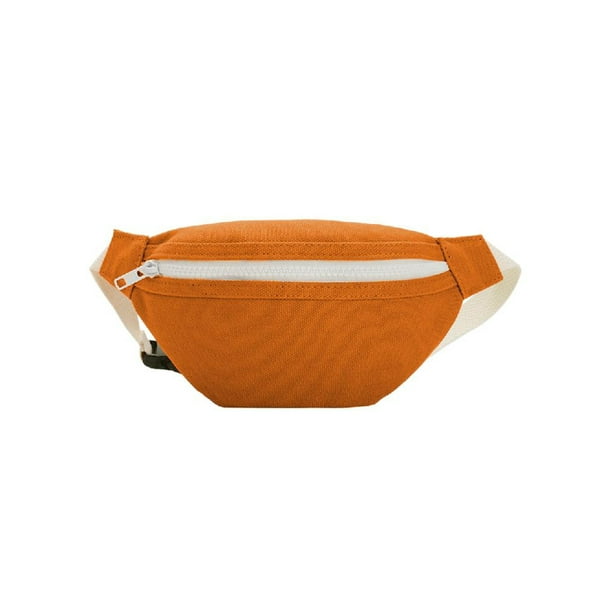 Bolsa Rinonera de lona para ninos rinonera para ninas en el pecho rinonera cruzada naranja Ehuebsd Para Estrenar