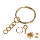 thumbnail image 4 of Accesorios De Llavero, Regalo Perfecto, Accesorios De Joyería DIY, Fuerte, Duradero, Cantidad Suficiente Para Cadena De Juguete De Felpa Para Manualidades DIY ANGGREK Otros, 4 of 8