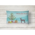 thumbnail image 2 of Carolines Treasures CK3438PW1216 Abyssinian or African Hairless Dog Christmas Tree Canvas Fabric Decorative Pillow, 12H, 2 of 4