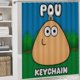thumbnail image 5 of Pou-theme 4-Piece Shower Curtain Set with Rugs, Waterproof Bathroom Decor Set Includes Bath Mat, U-Shaped Rug, Toilet Lid Cover and Curtain with Hooks, 5 of 6