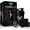 Black, variant on Moarka 500ml Protein Shake Mixing Bottle with Compartment and Ball