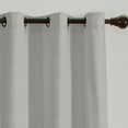 thumbnail image 3 of Eclipse Nottingham Blackout Grommet Top Single Curtain Panel, Gray, 40 x 84, 3 of 3