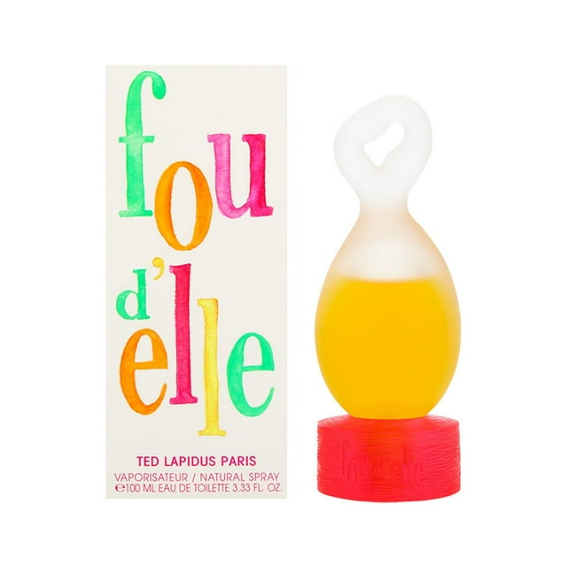 Perfume Ted Lapidus Fou d'Elle Eau De Toilette para mujer, 100 ml