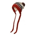 thumbnail image 2 of KANG Winter Knitted Hat With Ear And Tie Closure For Cozy Thermal Cabled For Cold Weather, 2 of 3