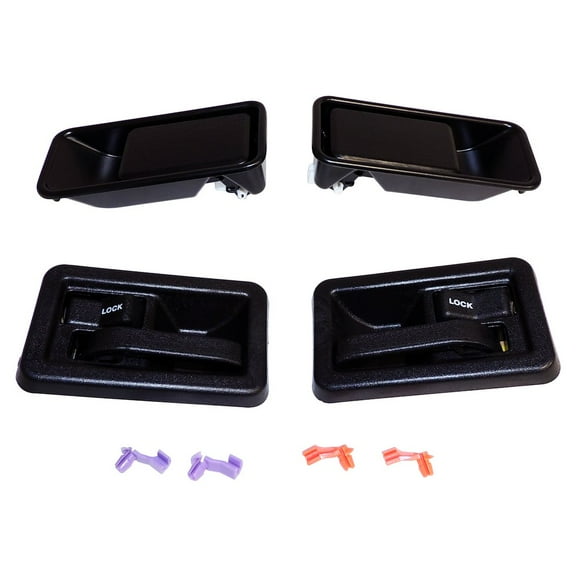 Crown Automotive 55176548MK Door Handle Kit Fits Wrangler (TJ) Wrangler (YJ) Fits select: 1989-1995 JEEP WRANGLER / YJ, 1997-2002 JEEP WRANGLER / TJ SPORT