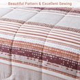 thumbnail image 3 of Floral Printed Queen Comforter Set with Sheets Lightweight Piece Bed in A Bag Comforter Set Vintage Yellow and Grey Flower Pattern Farmhouse Bedding Set, 3 of 7