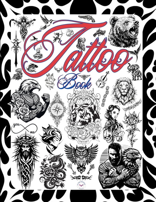 Tattoo Johnny: 3,000 Tattoo Designs Book for Adults by Renowned
