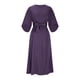 thumbnail image 1 of mfyjkho Vestidos para mujer, Vestido informal de manga larga con cuello redondo y color liso para mujer Vestidos de playa para mujer m, 1 of 4