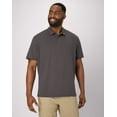 thumbnail image 5 of Hanes Moves Men's Short Sleeve Performance Polo Grey Encore M, 5 of 10