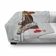 thumbnail image 3 of Casino Soft Flannel Fleece Throw Blanket, King of Heart Deck Romantic Graphic Play Card Design Gambling Luck Chance Theme, Cozy Plush for Indoor and Outdoor Use, 70" x 90", Multicolor, by Ambesonne, 3 of 6