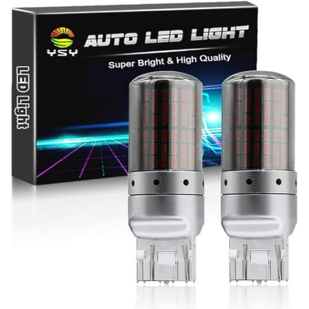 

FENG2Pcs 7443 7444 LED Bulb CANBUS Error Free Turn Signal Light Bulb with Built-in Resistors Super Bright T20 992 W21/5W 7444NA No Hyper Flash 3014 Chipset 144SMD (7443 White)-240810
