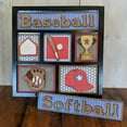 thumbnail image 2 of Foundations Decor SB400033 Shadow Box Kit, Baseball, 2 of 6
