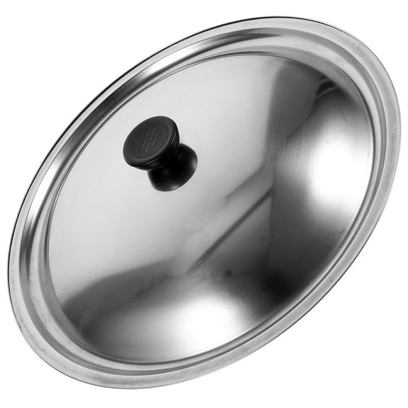 ifundom Stainless Steel Pot Lid Universal Pan Cover with Sturdy Handle for Kitchen Cookware Accessories