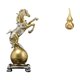 thumbnail image 1 of Figura de calabaza de caballo de resina moderna, adorno artesanal para centro de mesa, estante, sala de estar, oficina, Feng Shui, estatua decorativa, 1 of 8