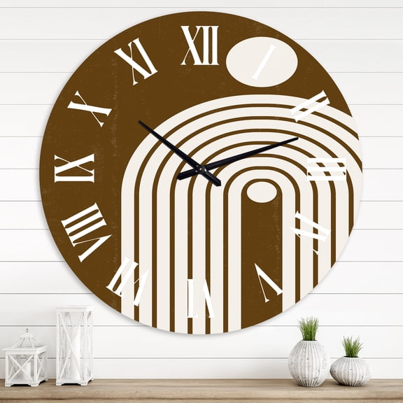Designart 1 in Quartz Modern/Contemporary Wall Clock