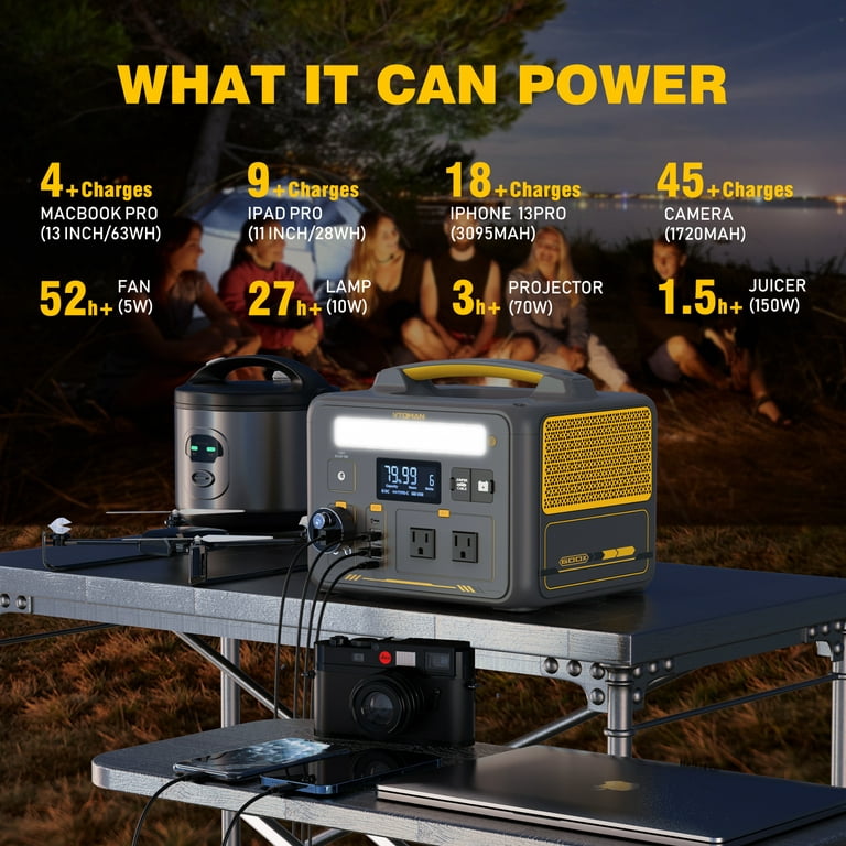 Battery Powered Generator - 3000+ Life Cycles with LiFePO4 - Growatt