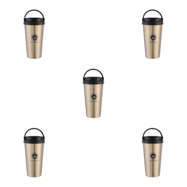 kurtrusly Reusable Thermal Cup Eco-Conscious Choice For Better Tomorrow Convenient gold 500ml 5Set