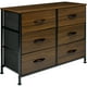 thumbnail image 1 of Comoda Cajonera Mueble 6 Cajones Tela Organizador Metalico Café Claro, 1 of 5